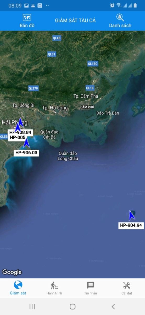 Giám sát hành trình tàu cá